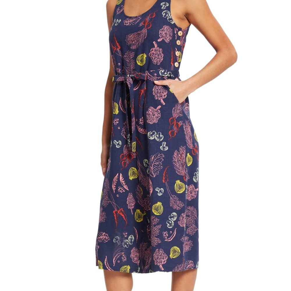 Nordstrom Modcloth Wide Leg Jumpsuit Sz L